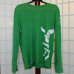 American Eagle Green long sleeved tee. Size M.